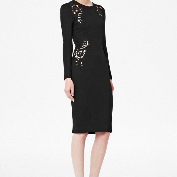French Connection Marie Lace Cutout Bodycon Dress - Picture 5 of 9